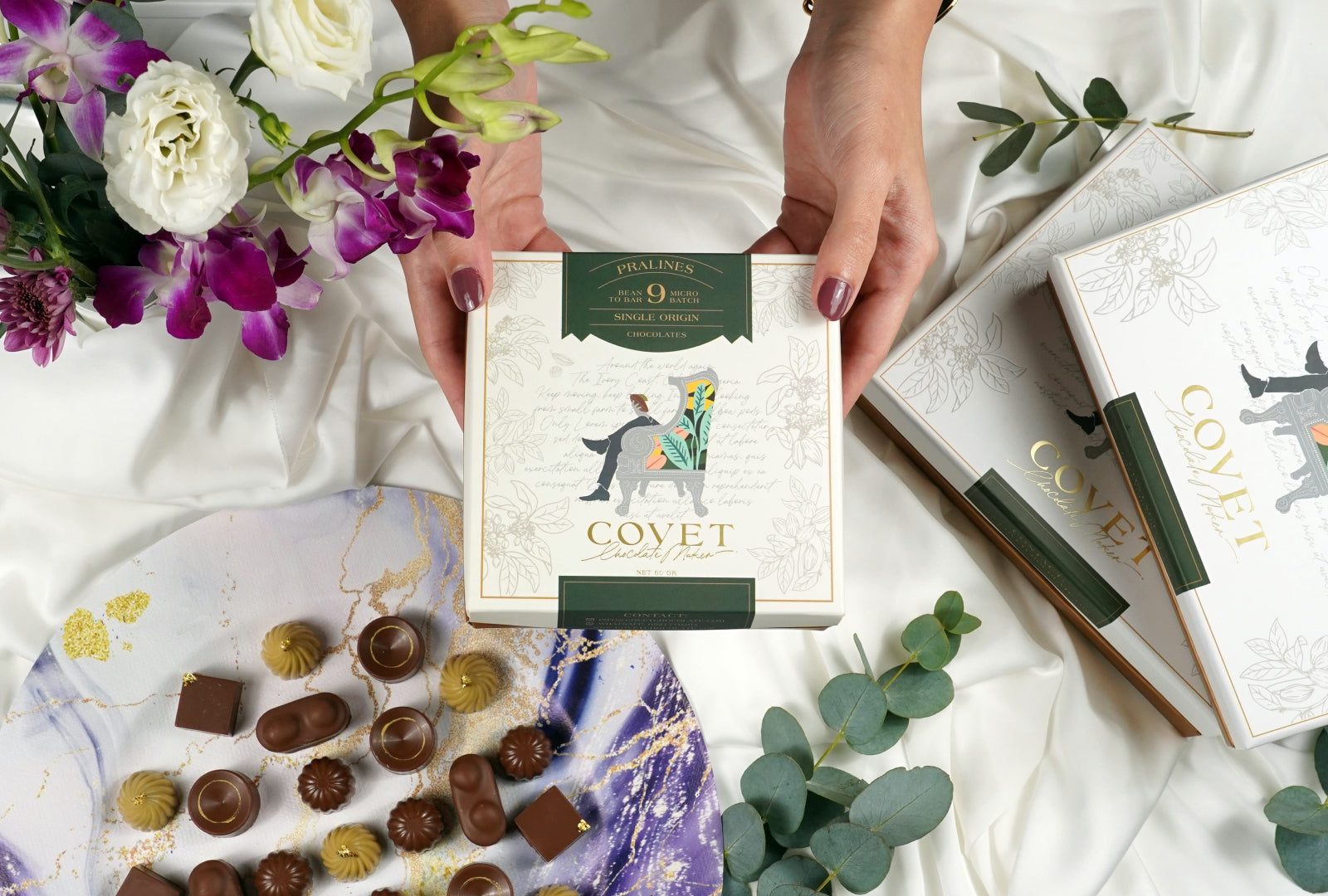 Covet Chocolate Truffles 9 Piece Box