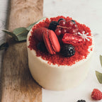 Red Velvet Cake with Fresh berries