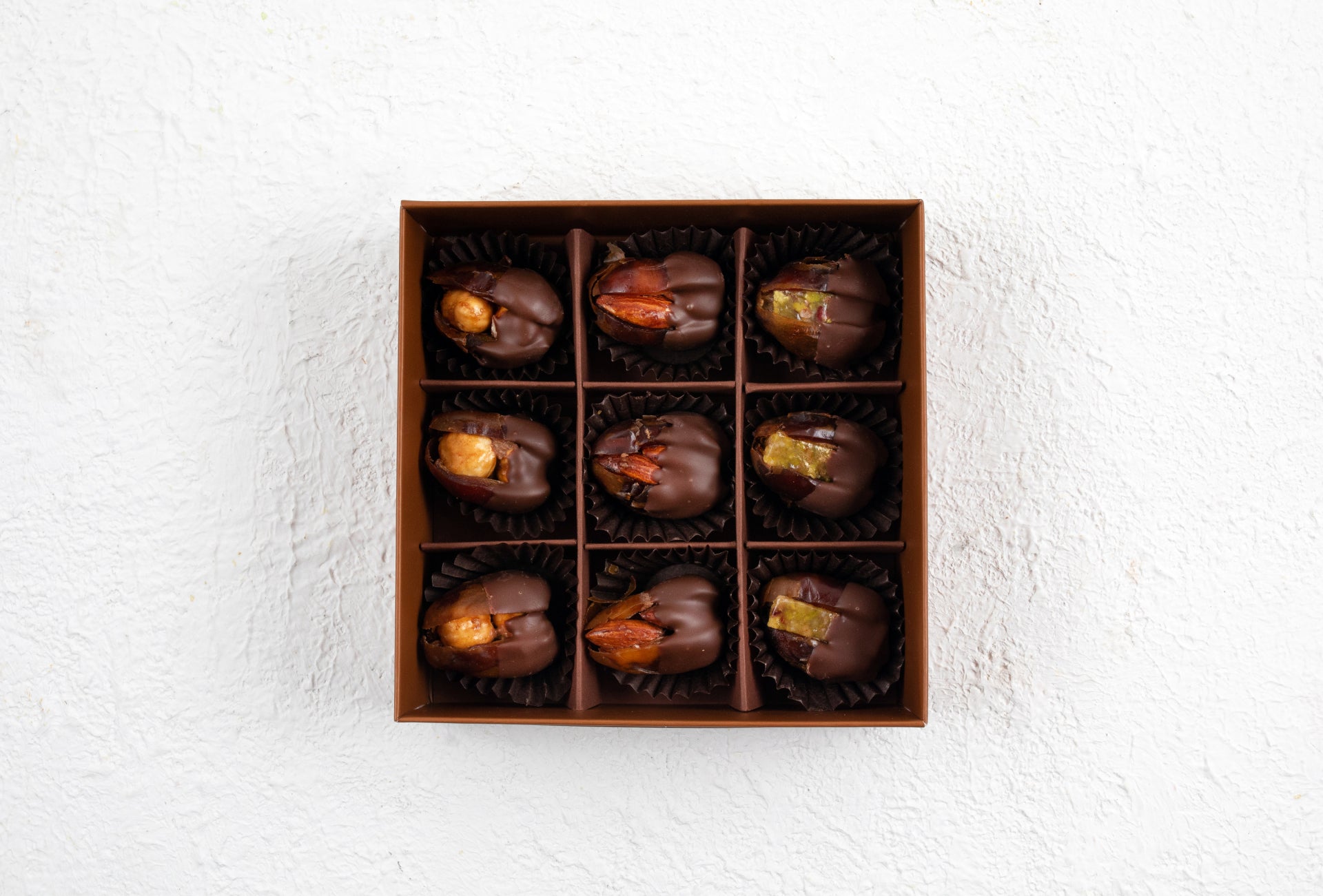 9 Pieces of Covet Chocolate Dates
