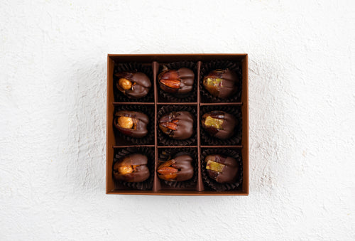 9 Pieces of Covet Chocolate Dates