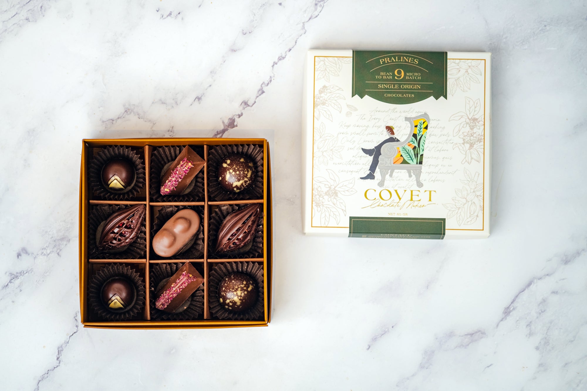9 Pieces of  Vegan Chocolate Truffles