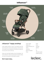 Leclerc Influencer Pram