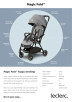 Leclerc Magic Fold Pram