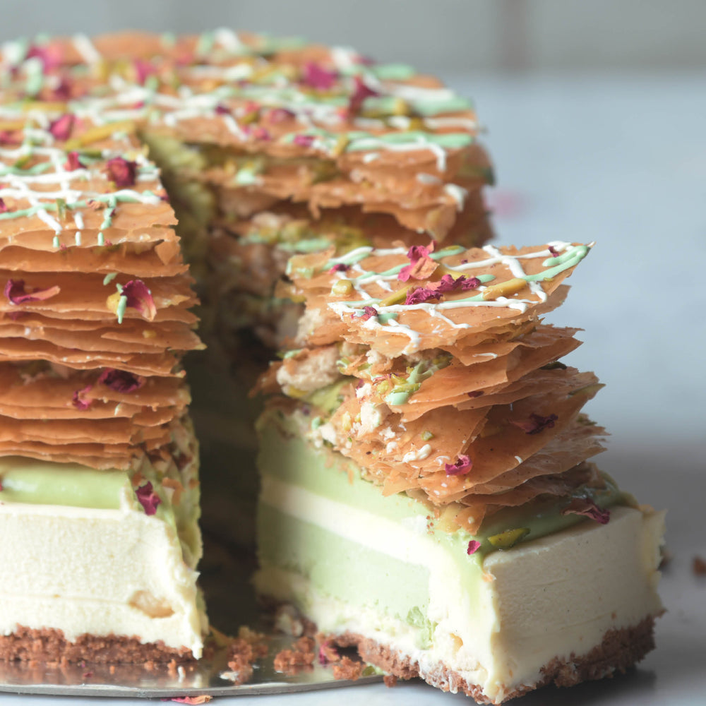
            
                Load image into Gallery viewer, Pistachio Baklava Cheesecake
            
        