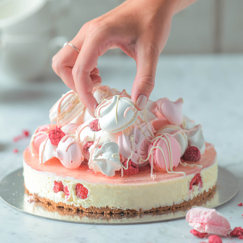 
            
                Load image into Gallery viewer, Rose Raspberry Cheesecake
            
        