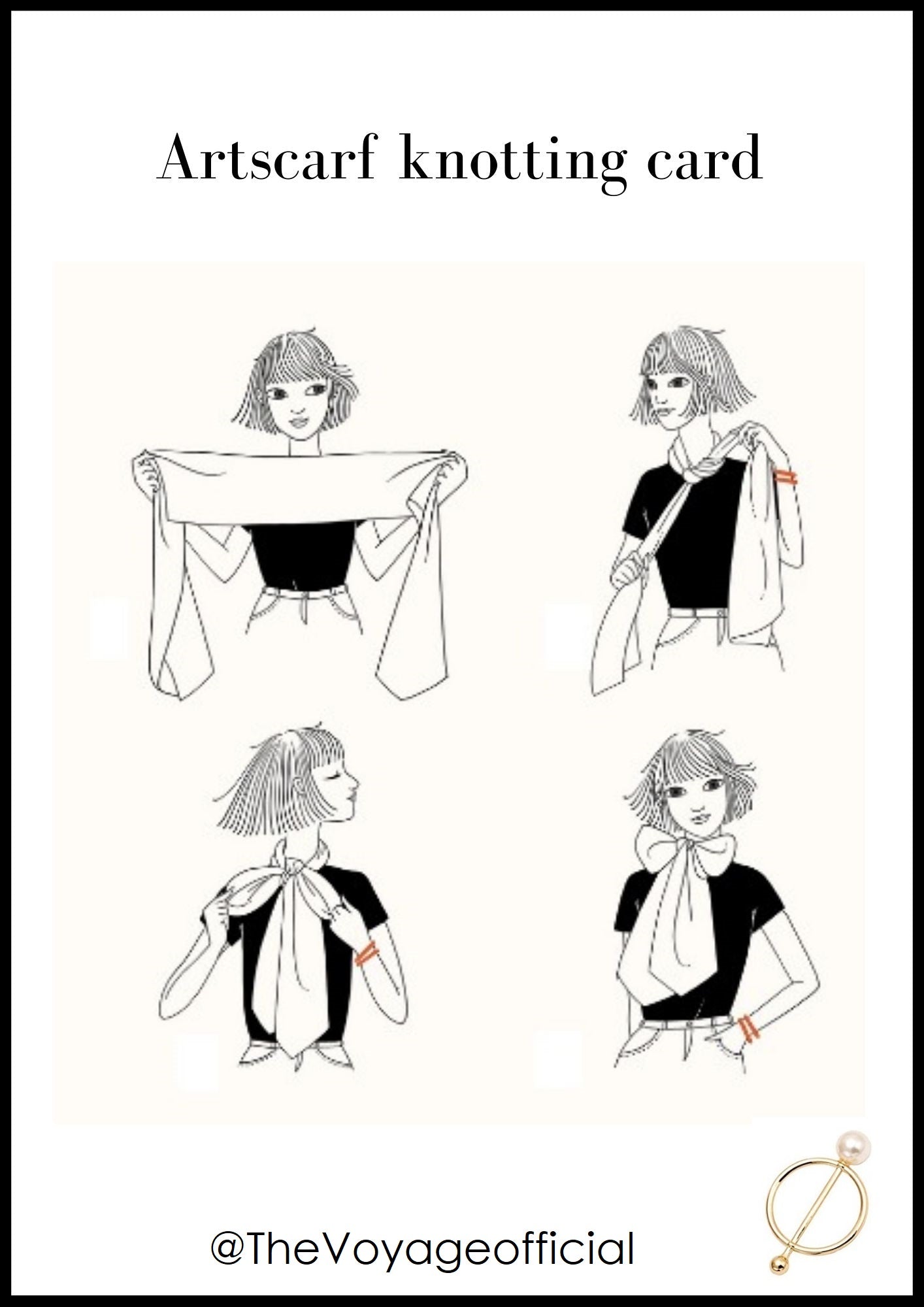 For the Love of Horse Scarf